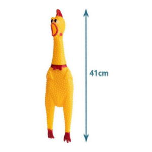 JUGUETE POLLO PARA PERRO 41CM.